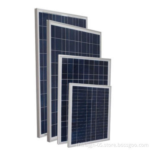 10W/100W Solar Panels with CE Certification, 18% High Efficiency